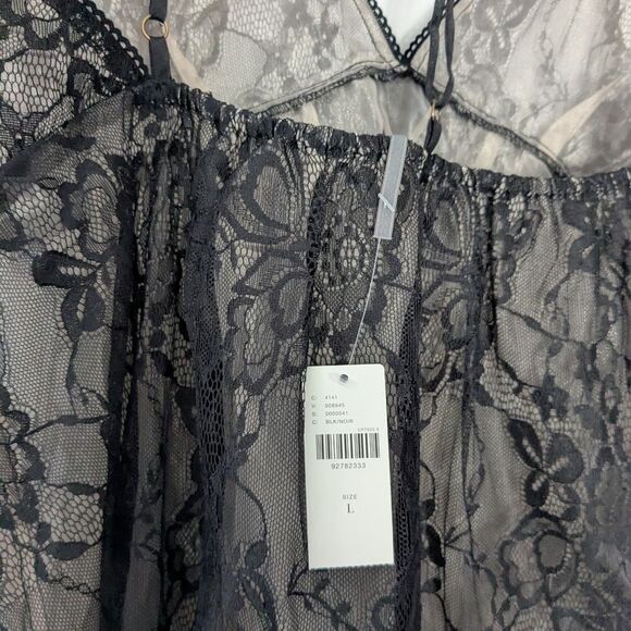 Anthropologie Black Lace Bubble Dress Slip NWT! - Picture 6 of 10